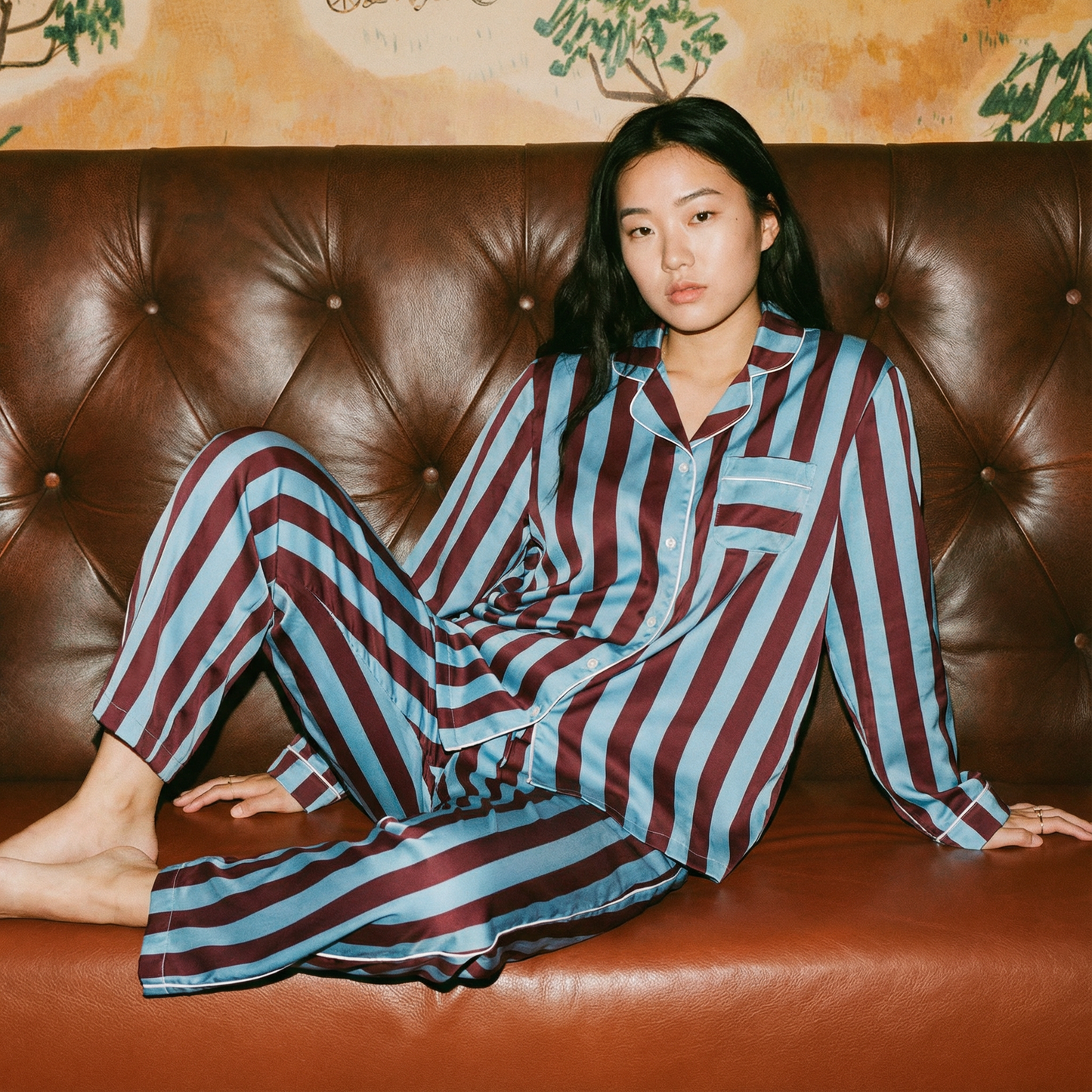 The Incognito Silky Pajama Top