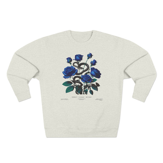The "Azure Bloom" Sweatshirt