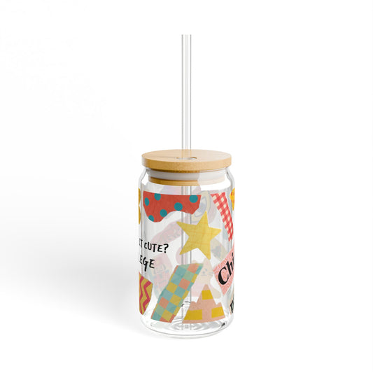 The Dopamine Decor Iced Coffee Glass