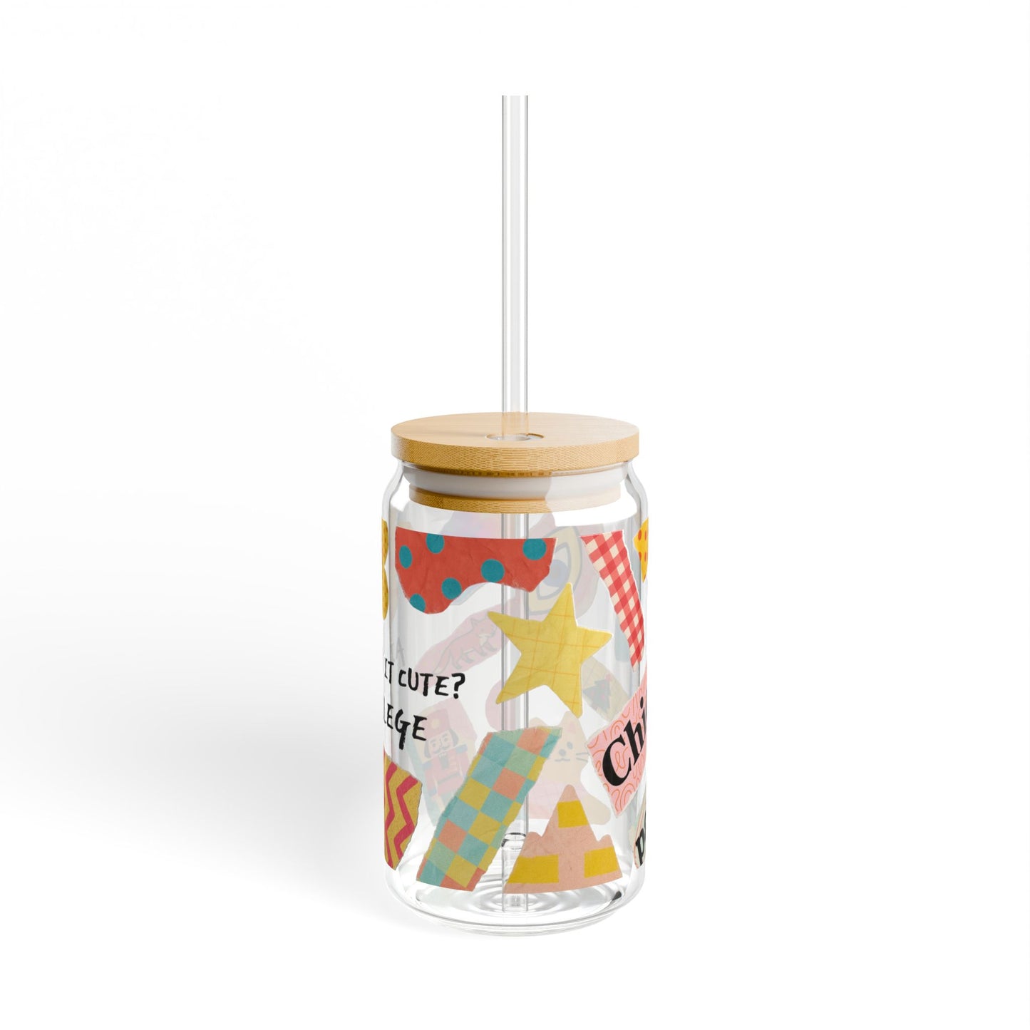 The Dopamine Decor Iced Coffee Glass (Gift)