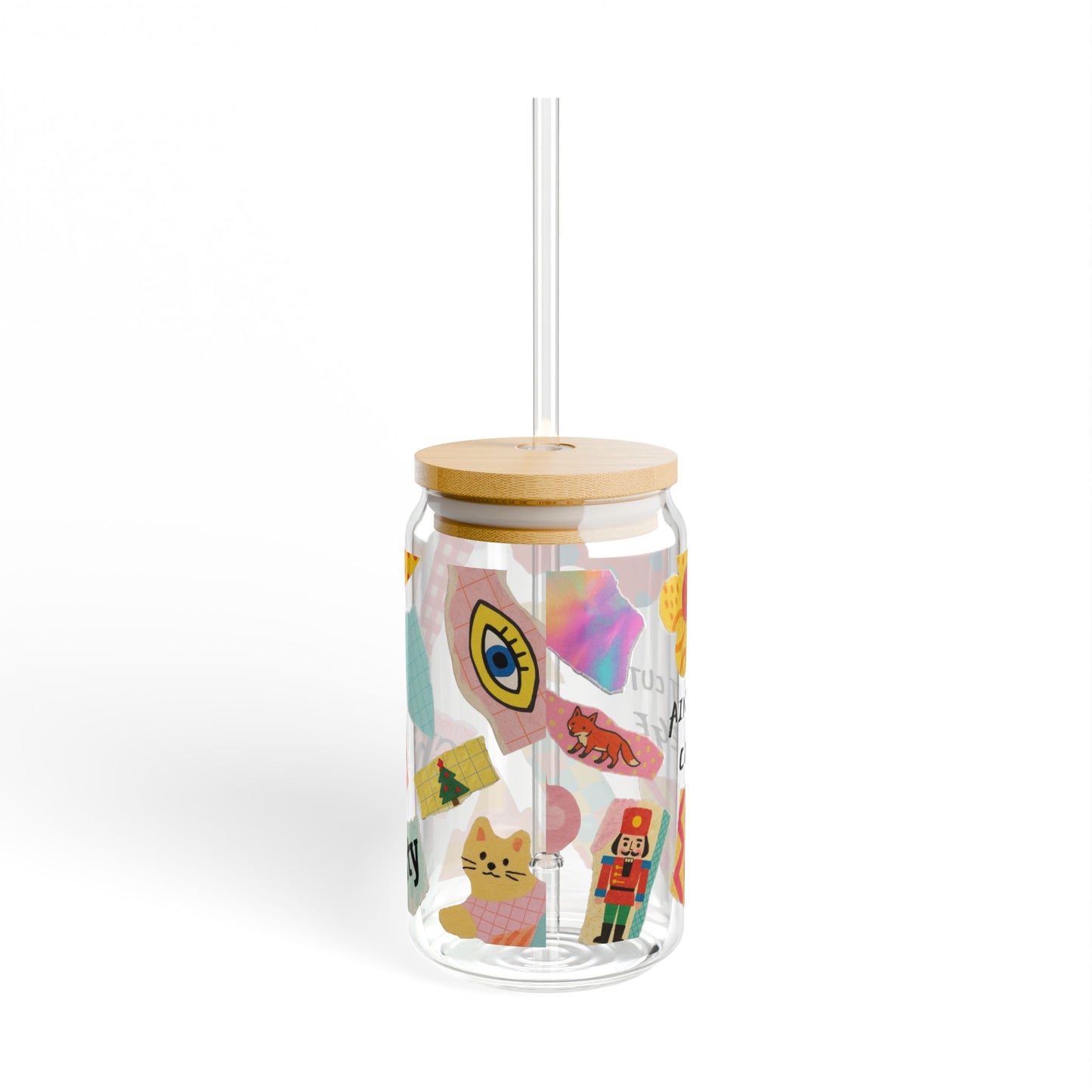 The Dopamine Decor Iced Coffee Glass (Gift)