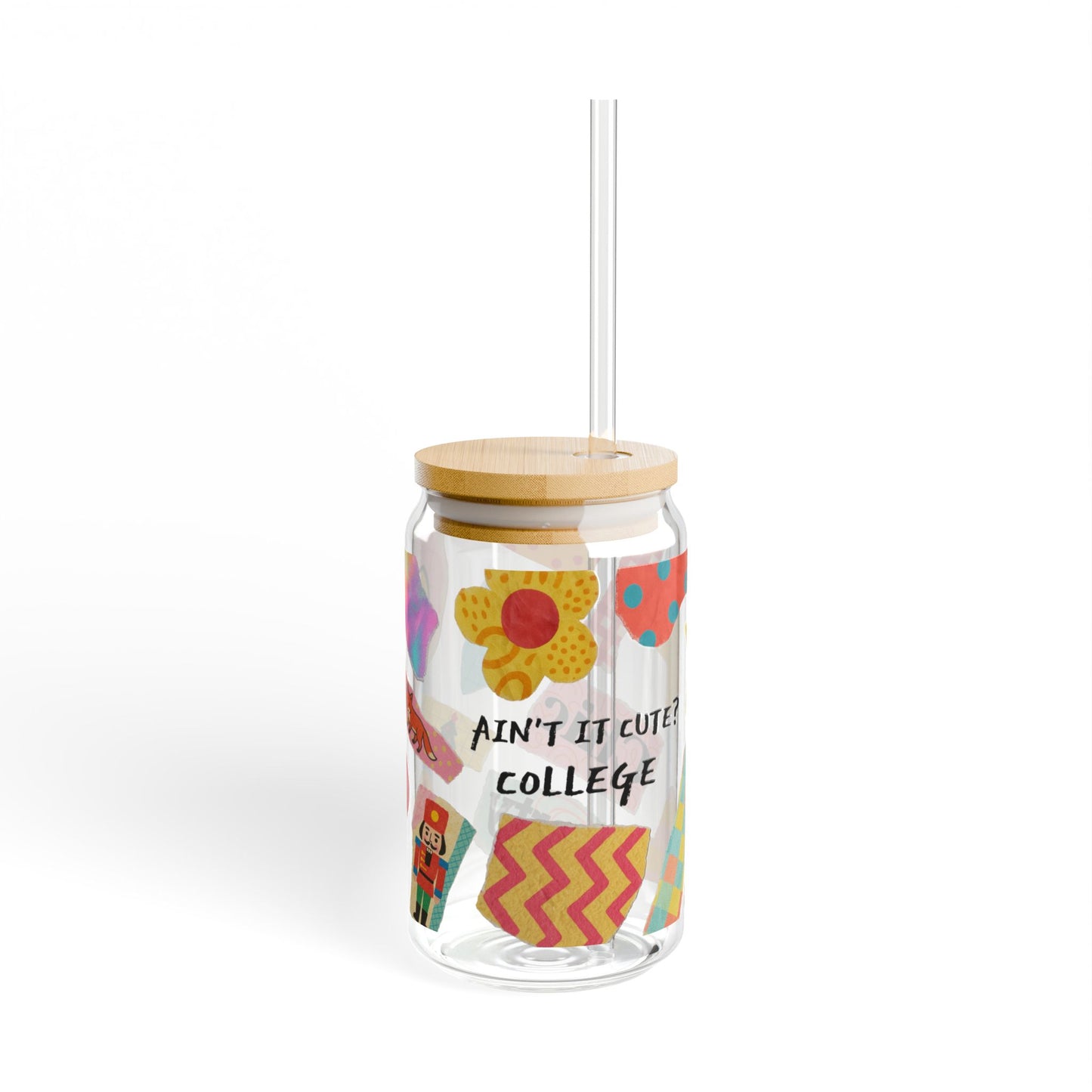 The Dopamine Decor Iced Coffee Glass