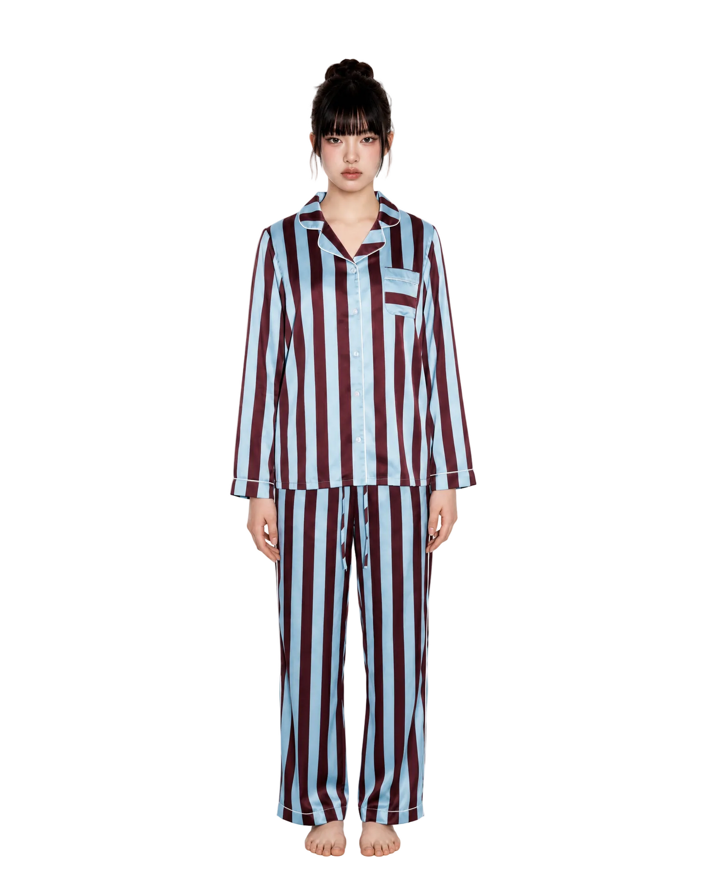 The Incognito Silky Pajama Set