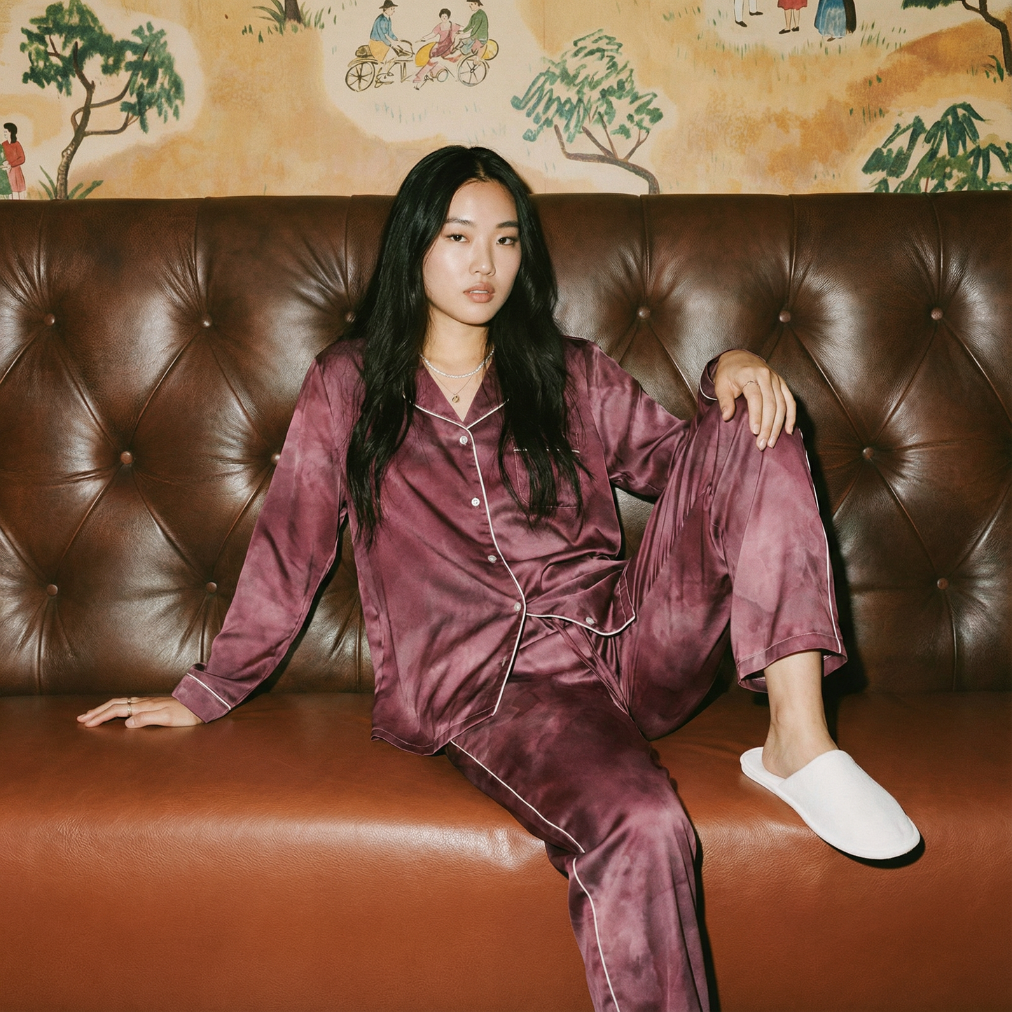 The Snooze Silky Pajama Top